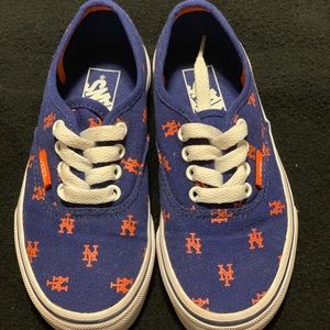 New York Mets lace up vans sneakers for kids
